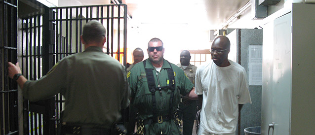 escorted prisoner